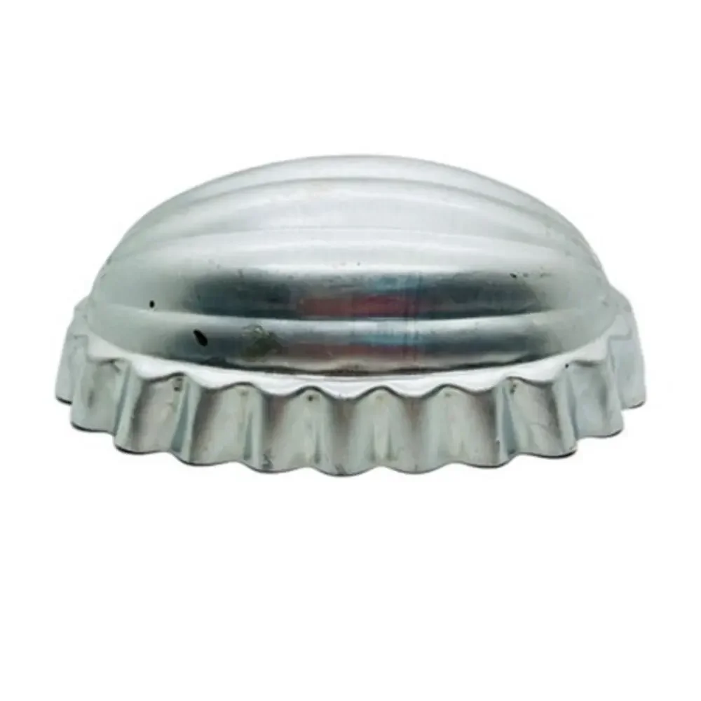 VTG Aluminum Fluted‎ Jelly Mold Dome Baking Tin Retro Kitchen Decor Mirro MCM